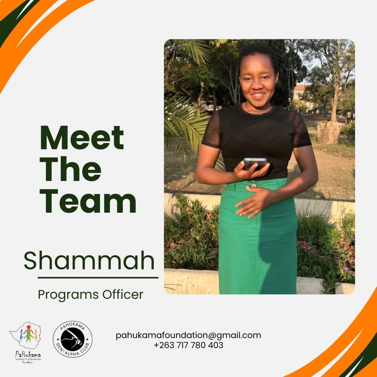 Shammah - Programs Officer